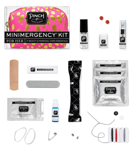 Minimergency Kit- Pink Spotted