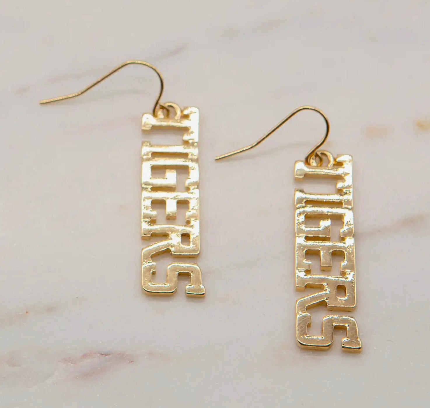 Gold “Tiger” Earrings