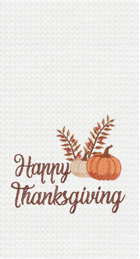 Fall/Harvest Happy Thanksgiving Kitchen Towel