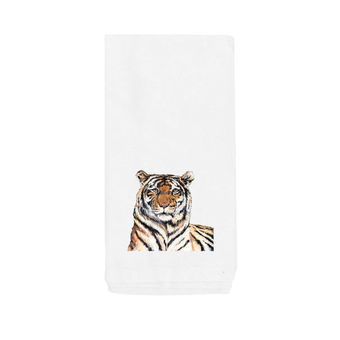 Tiger Printed Tea Towel