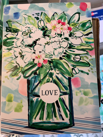 Love flower- card